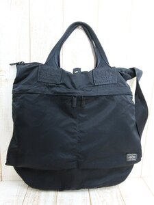 PORTER/ポーター：FRAME 2WAY HELMETBAG ブラック 690-17846 ヘルメットバッグ フレーム 中古/USED