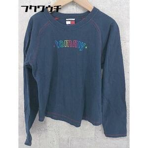 ◇ TOMMY HILFIGER トミーヒルフィガー 長袖 カットソー L ネイビー * 1002800012657