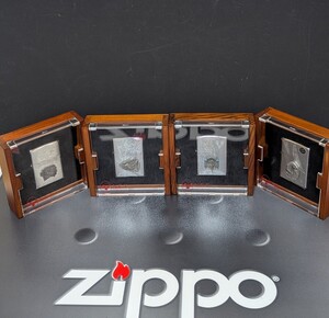 Zippo Native American ネイティブ・アメリカン ジッポー 未使用 コレクションケース４個セット 元箱 ギャランティ有り 完品 ジッポ