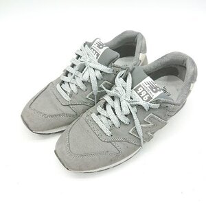 ◇ Θ NEW BALANCE ニューバランス NBJ1122576 ローカット スニーカー シューズ サイズ24.5 グレー レディース E