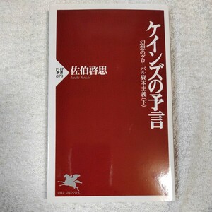 ケインズの予言 (PHP新書 幻想のグローバル資本主義) 佐伯 啓思 9784569606750