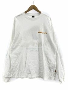 AVIREX アヴィレックス ロングTシャツ sizeXL/白 ■◇ ☆ ebc6 メンズ