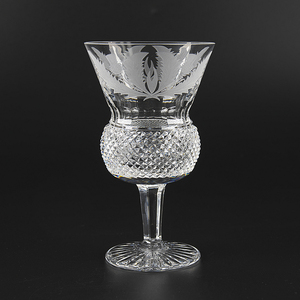 アザミ形 グラス 高さ 13 cm Edinburgh Crystal /エジンバラクリスタル