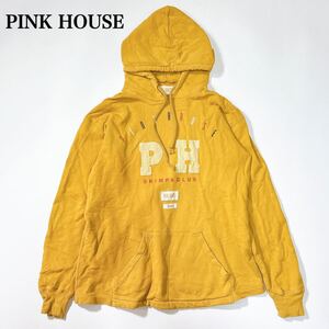 PINK HOUSE ピンクハウス パーカー フード付 ロゴ L レディース C122403-01