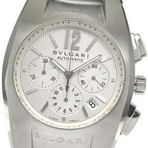 ブルガリ BVLGARI EG40SCH エルゴン クロノグラフ 自動巻き メンズ 保証書付き_839731