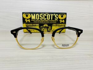 MOSCOT モスコット★レムトッシュマック★メガネフレーム★LEMTOSH-MAC★伊達眼鏡 人気モデル ウェリントン ボストン 艶消し 未使用 美品★