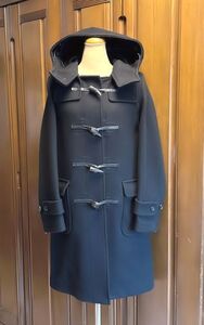 MACKINTOSH マッキントッシュ・英国製★ダッフル・コート・ウール100％・ブラック・サイズ8★美品