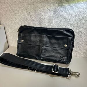 ★PORTER　ポーター　吉田カバン　フリースタイル FREE STYLE 黒ショルダーバッグ★