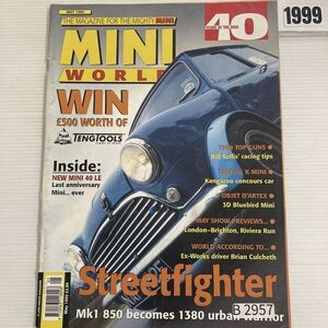 B2957　1999　「MINI WORLD」　ミニワールド　英国　旧車雑誌　英国車　ビンテージ　自動車