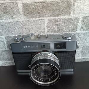 usH-1242【KONICA/コニカ】フィルムカメラ/auto S2/HEXANON 1:1.8 f=45mm/1964年発売/昭和レトロ/動作未確認/ジャンク扱い