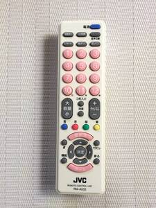 美品★送料無料★JVC★11メーカー対応★テレビ用リモコン★RM-A533★中古★動作品★返金保証あり