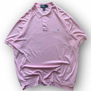 230430BBB5● Ralph Lauren Polo shirt Pink ラルフローレン ポロシャツ RALPH LAUREN ポロラルフローレン ビンテージ vintage