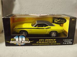 1/18 Dodge Challenger R/T 1971年 ERTL American Muscle