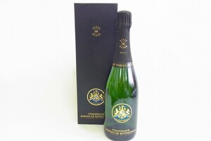 J762-J33-26597-1 CHAMPAGNE BARONS DE ROTHSCHILD シャンパン 12％ 750ml 未開栓 現状品②