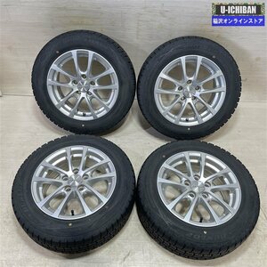 ポロ 9N 等 ユーロデザイン 6-14+40 5H100 ダンロップ WM01 175/65R14 14インチ スタッドレス 4本セット 009k