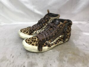 VANS ヴァンズ バンズ SK8-HI ANIMAL PACK ヒョウ柄 ハラコ ハイカットスニーカー サイズ：26cm カラー：画像参照