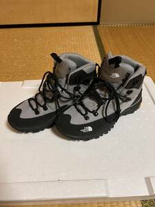 ザ・ノース・フェイス クレストン CRESTON Hike Mid WP NF52321 GK シューズ : メルドグレー×TNFブラック THE NORTH FACE 登山靴 26センチ