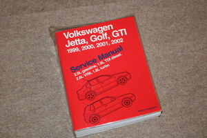 bentley volkswagen jetta,golf,GTI 1999，2000，2001，2002 ベントレー整備書、ＲB,Ａ4,英字版