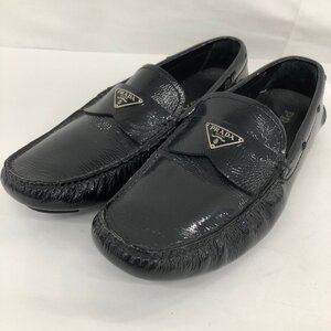 PRADA　プラダ　ローファー　ドラビングシューズ　2 D 2079　ブラック系　サイズ6【CKAR1028】