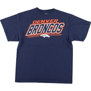 古着 TEAM APPAREL NFL DENVER BRONCOS デンバーブロンコス スポーツプリントTシャツ メンズL /eaa447874 【SS2409_30%】