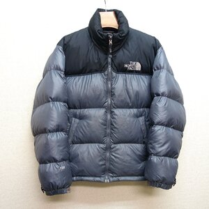 THE NORTH FACE ノースフェイス ヌプシ ダウンジャケット 700FP メンズ Sサイズ 正規品 グレー D8456