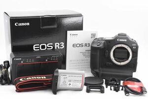 元箱・純正チャージャー付★シャッター回数2,000回以下 canon キャノン EOS R3 一眼フィルムカメラ (t10784)