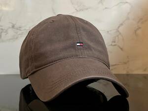 【未使用品】570KF★TOMMY HILFIGER トミー・ヒルフィガ－ チノキャップ 帽子 お洒落で合わせ易いグレーのコットン素材♪《FREEサイズ》