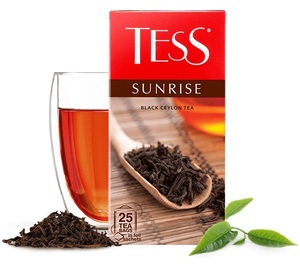 新品 輸入 紅茶 TESS SUNRISE テス ブラックティー セイロンティー セイロン茶 ティーバッグ 25袋 未開封 新品 茶葉 海外 土産 2027年4月迄