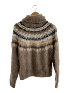 CELINE◆19AW FAIR ISLE TURTLE NECK SWEATER/ニット・セーター/L/ウール/2a564383d