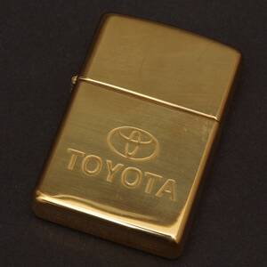 未開封　ZIPPO　TOYOTA　トヨタ　エンブレム　SOLID　BRASS　1999年製