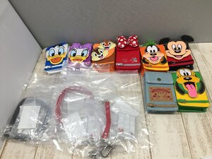 ◇ディズニー TDR ミッキー ミニー ドナルド デイジー プルート グーフィー チップとデール ポーチ 8点 1L72 【80】