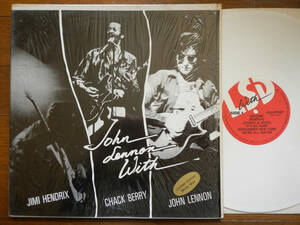 【LP】JIMI HENDRIX(JCJ37037日本製LSDカラーヴィニールJOHN LENNON WITH/LTD EDITION WHITE WAX/MADE IN JAPAN)