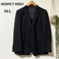 RESPECT NERO リスペクトネロ ウール混ジャケット スーツ ストライプ