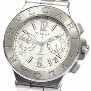 ブルガリ BVLGARI DG40SCH ディアゴノ クロノグラフ 自動巻き メンズ 箱・保証書付き_807407