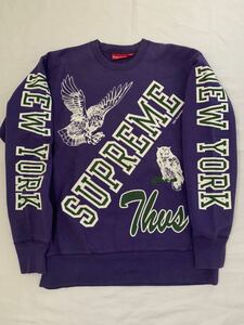 【送料無料】2004年 04AW SUPREME シュプリーム THVS Crewneck Sweatshirt スウェット トレーナー サイズL MADE IN CANADA