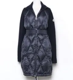 MONCLER ウール カシミア ニット ハイブリッド コンビ カーディガンXS