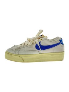 NIKE◆BLAZER LOW PLATFORM SAIL_ブレーザー ロー プラットフォーム セイル/24cm/WHT/キ