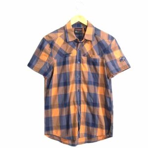 MAMMUT マムート Buckwell Shirt バックウェル シャツ 半袖 チェック柄 L