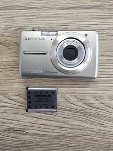 オリンパス OLYMPUS LENS AF 3xOPTICAL ZOOM 6.3-18.9mm 1:3.1-5.9 デジカメ 動作未確認 現状品 FE-220D