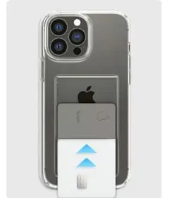 Spigen iPhone13Proケース カード TPU クリア 収納