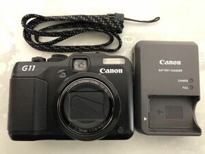 Canon Powershot G11 コンパクトデジタルカメラ 本体/ストラップ/2GBメモリ/充電器(CB-2LZ) ジャンク品 / キャノン パワーショット う012a