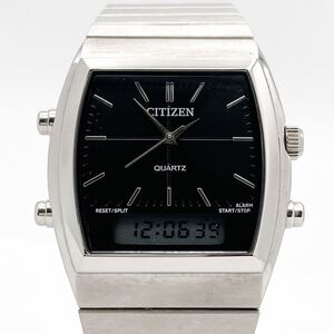 CITIZEN C480-S107229 アナデジ メンズ クオーツ 腕時計 alp梅1209