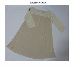 フレームワーク FRAMeWORK★レースワンピース／新品