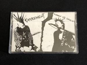 EXCREMENT / ASPECT OF BEHIND SPLIT TAPE ノイズコア noisecore crust confuse gai swankys state children dust noise gloom zyanose 