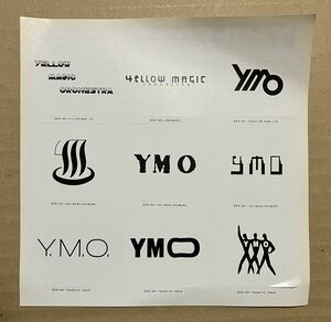 (当時モノ)(レア)(非売品) YMO 結成20周年記念特別限定プレス盤発売記念　ステッカー　Yellow Magic Orchestra アルファレコード　管N