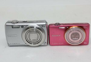 【カメラ2台まとめ売り】SONY DSC-WX100・FUJIFILM F100fd #3345-318