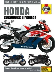 整備書 CBR1000RR FIREBLADE 2004-2007 整備 修理 マニュアル HONDA 4 5 6 7 HONDA ホンダ サービス 要領 ^在