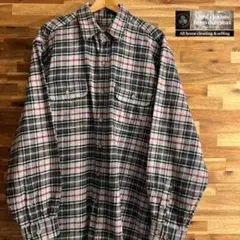 【I38】90s MOOSE CREEK 長袖シャツ ネルシャツ メンズ XL