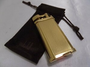 キングラム[25] 【送料無料】1円～★dunhill ダンヒル ユニーク ハンマー式 ガスライター 喫煙具 ゴールドカラー ジャンク★015＠L106