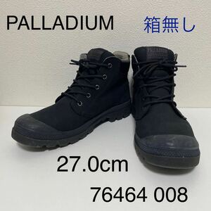 PALLADIUM パラディウム 27.0cm 76464 008 パンパ ライト プラス カフ ワーク レインシューズ ブラック 防水 ウォータープルーフ 黒 箱無し